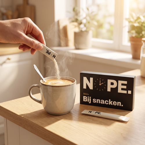 NOPE. Stick wordt door een kop koffie geroerd